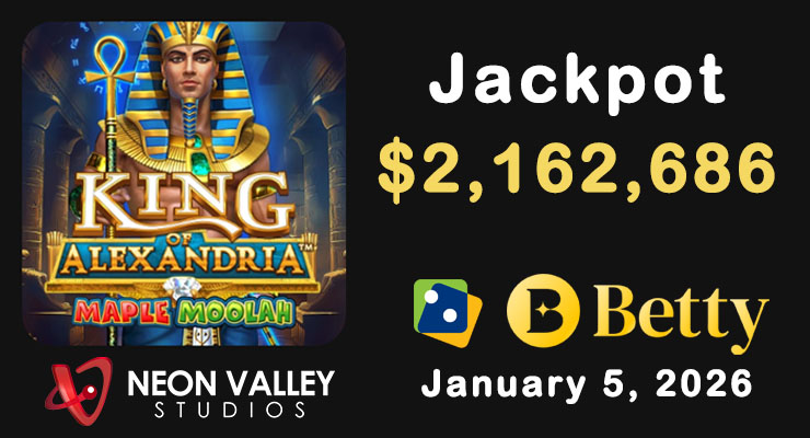 Huge Maple Moolah Jackpot Win at Betty.ca in January 2026